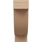 Ekena Millwork 8"W x 16"D x 24"H Classic Alpine Rough Cedar Woodgrain TimberThane Corbel, Primed Tan CORUR08X16X24ALPRCPR - alternate 6